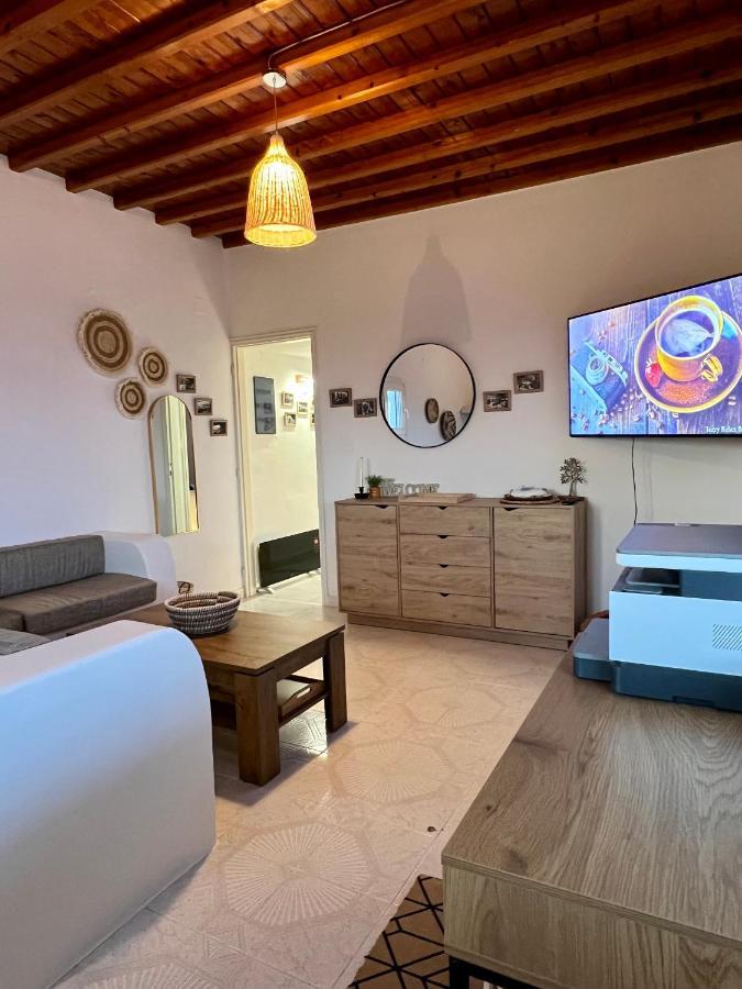 Lux Mykonos House Villa Agios Stefanos  Luaran gambar